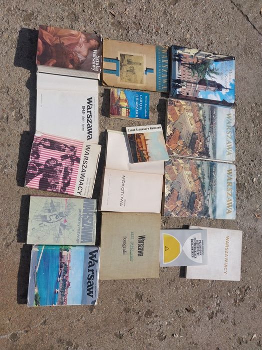 Stare książki i albumy o Warszawie