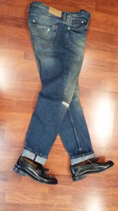 Мужские джинсы H&M, Premium selvedge denim, tapered slim regular