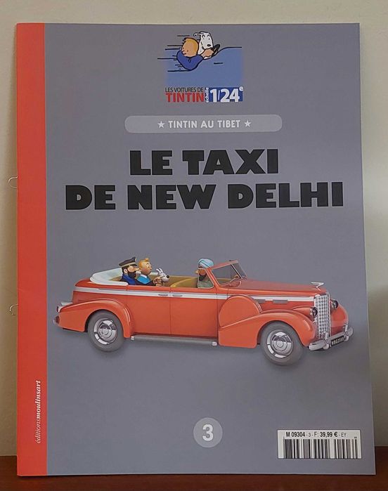Carro do Tintin. Colecção Hachette