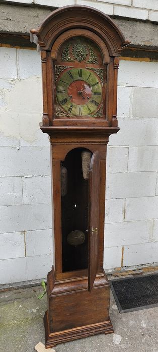 Stary zegar Longcase Centralna Sekunda