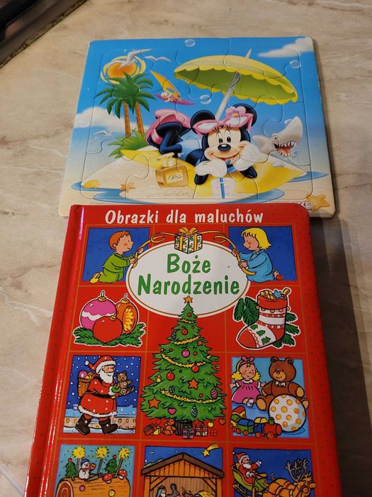 Książka obrazkowa Boże Narodzenie i puzzle