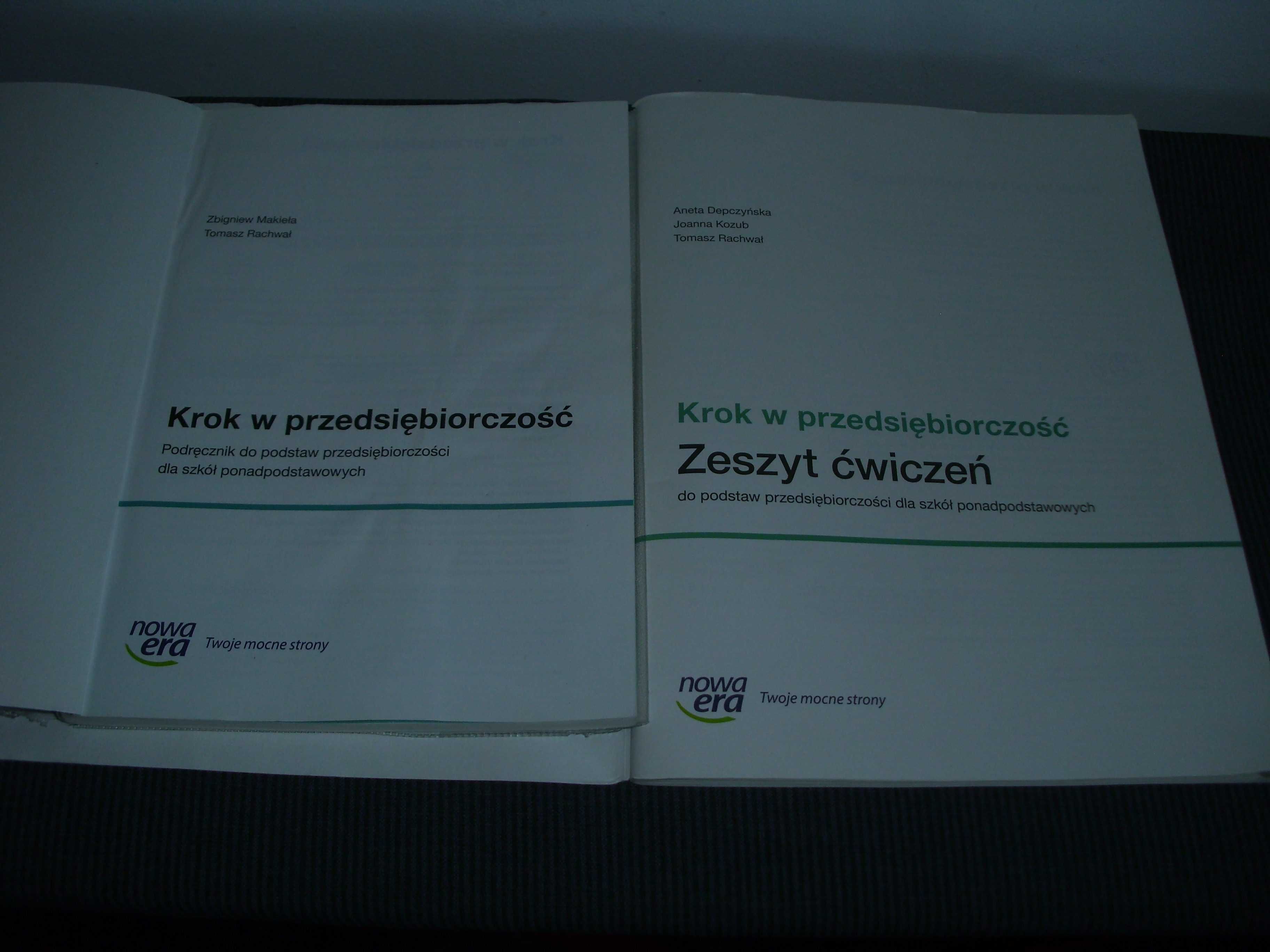 Krok w przedsiębiorczość / książka + ćwiczenia / liceum i technikum