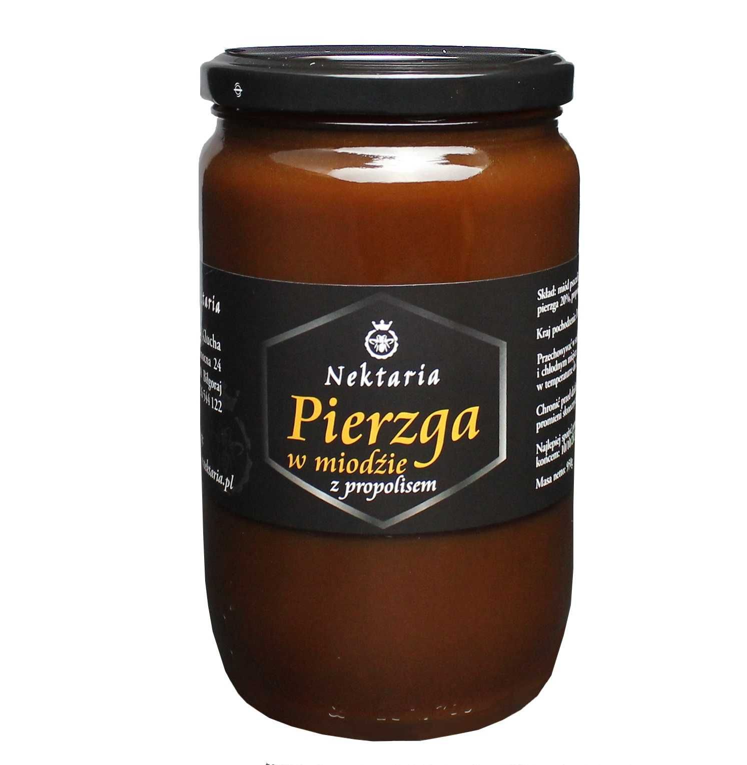 Pierzga w miodzie z propolisem 950g