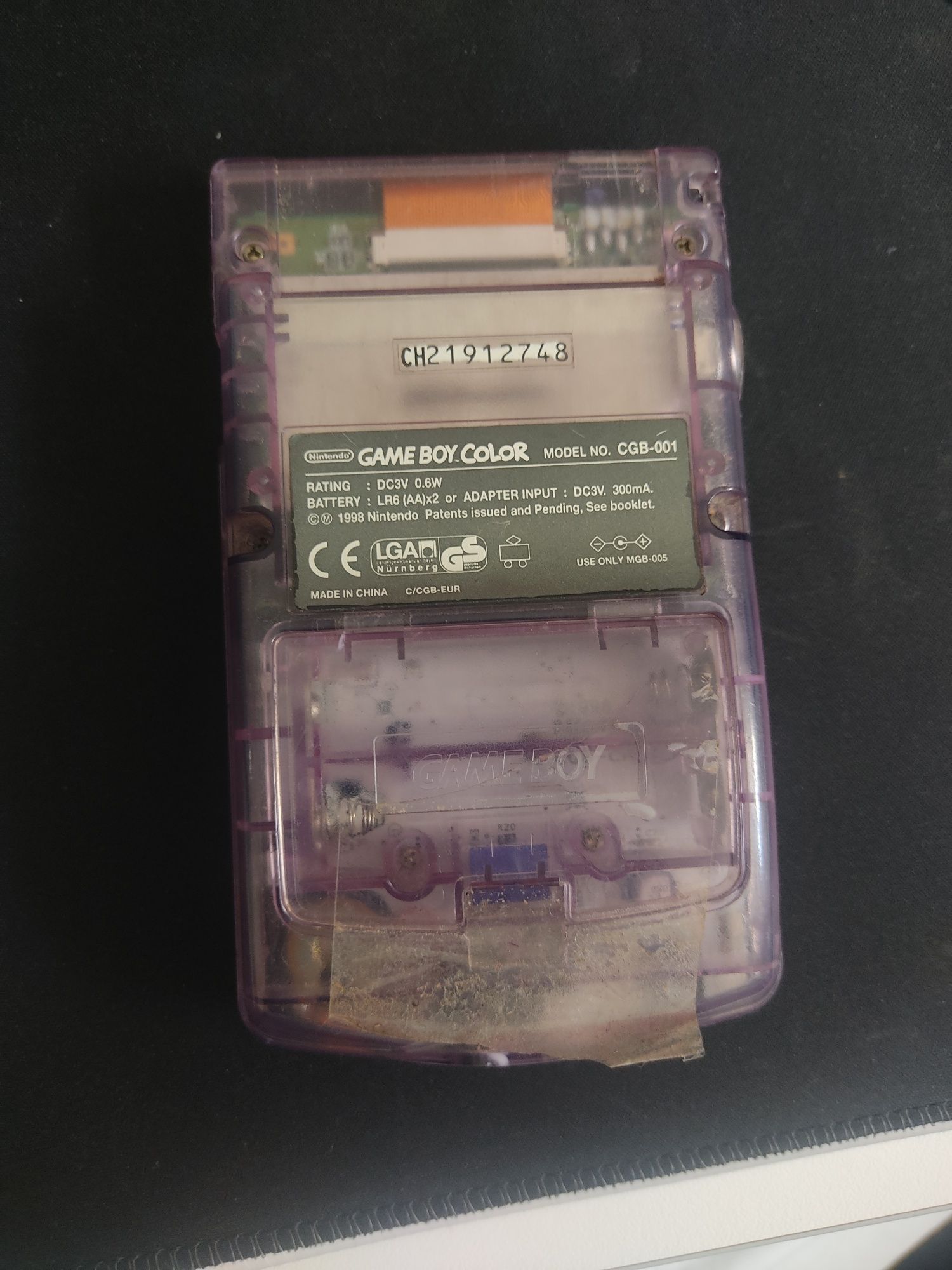 Gameboy color transparente