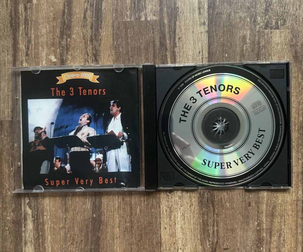 CD-disk - The 3 Tenors - Super Very best