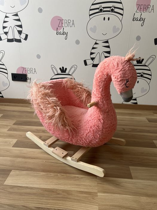 Fotel bujany Flaming dla dziecka