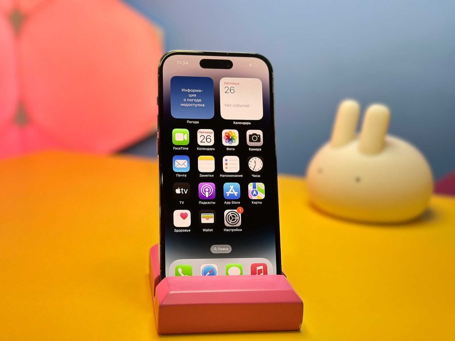 Смартфон Apple iPhone 14 Pro 128GB Space Black(145934) Б/У З ГАРАНТІЄЮ