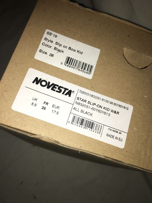 Ténis Novesta Slip On Bow Shoes - Wolf & Rita