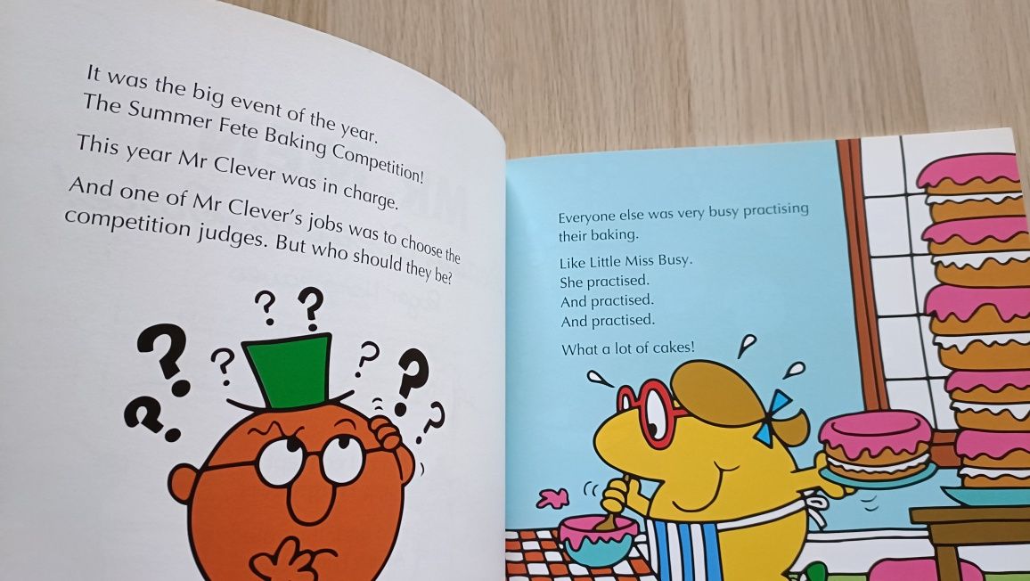 Książeczka po angielsku Mr. Men Ready, Steady, Bake! Nowa