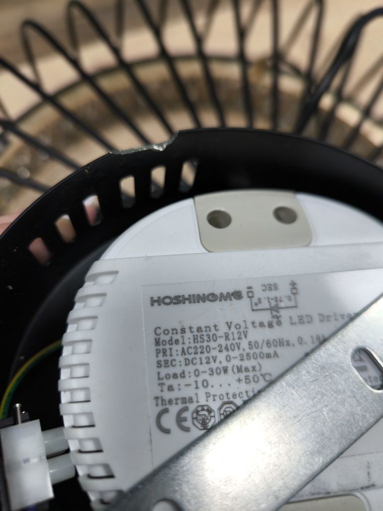 Żyrandol Lampa LED wisząca czarno-złota TOMASUCCI złota