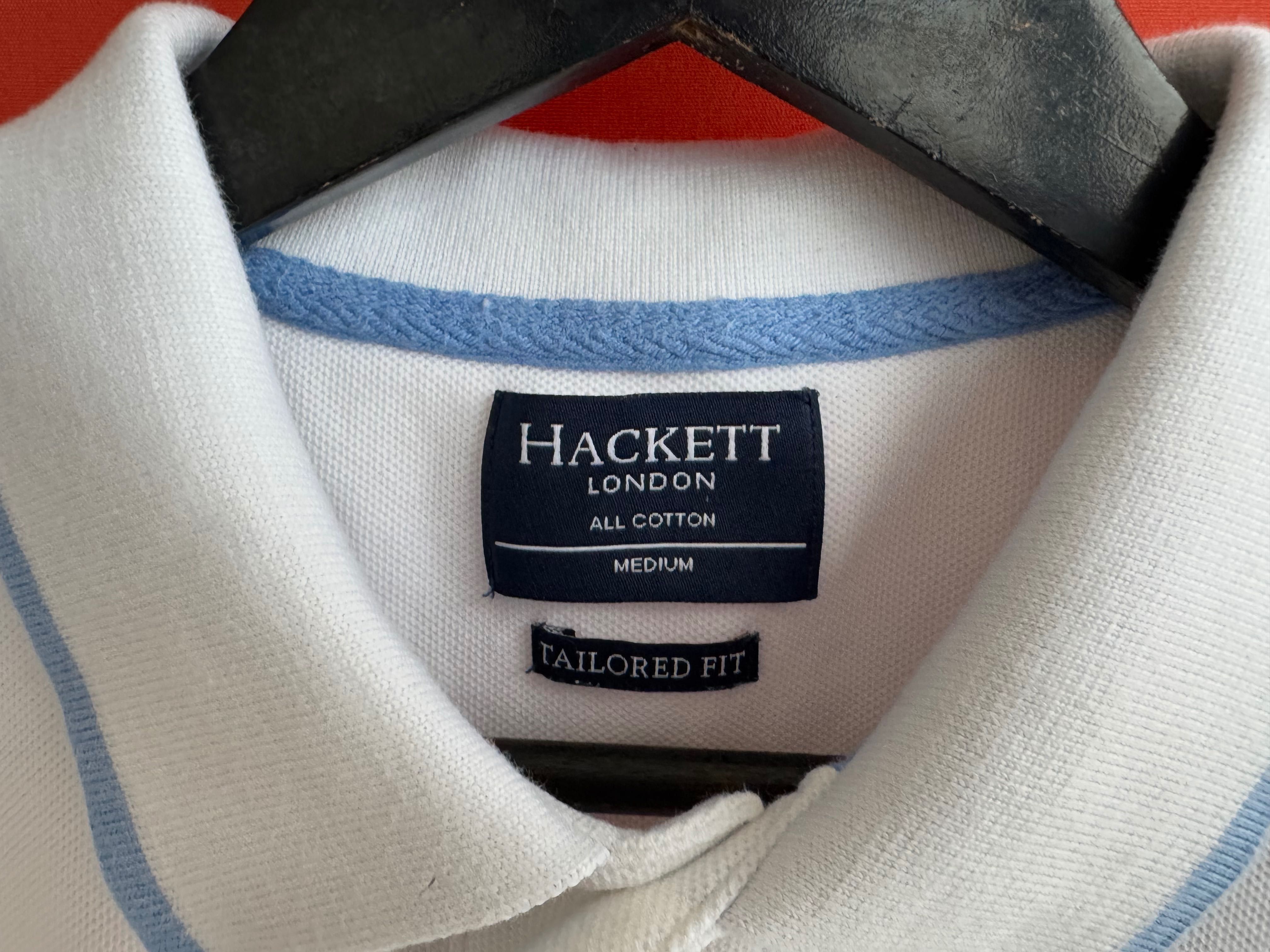 Hackett London чоловіча футболка з воротником комірцем розмір M БУ
