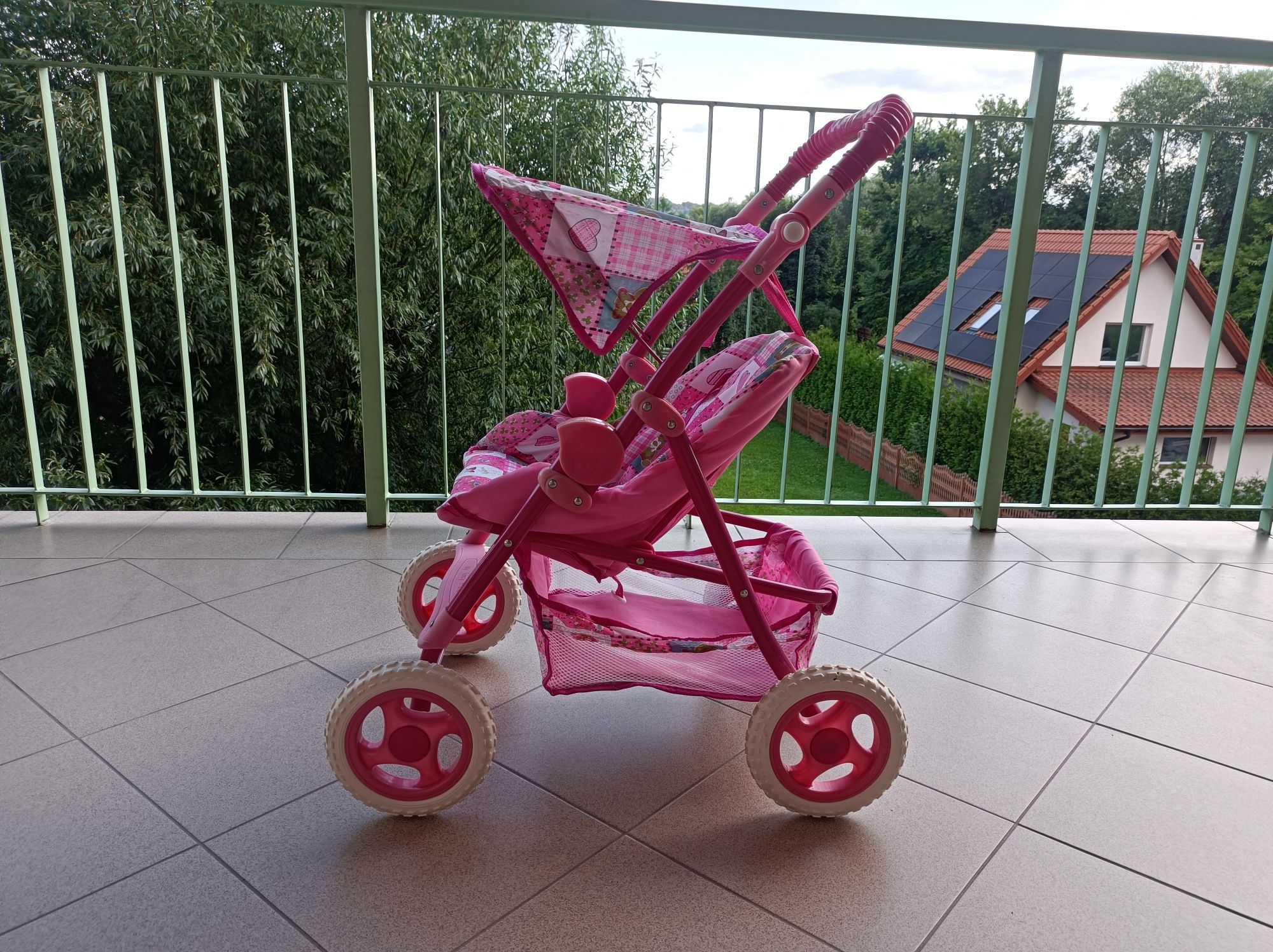 wózek dla lalek z nosidełkiem