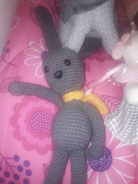 Maskotki - piesek, myszka, kroliczek