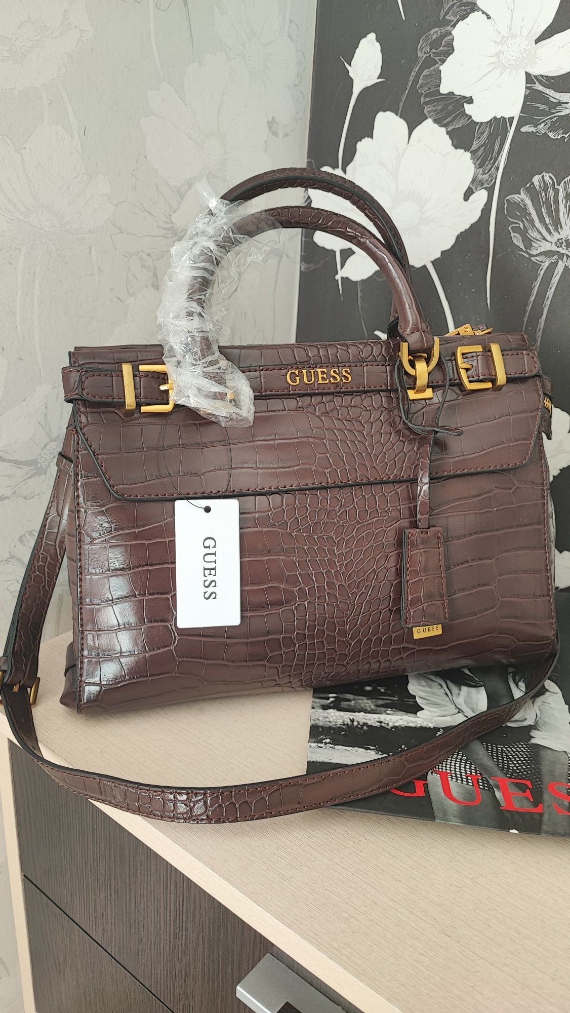 Сумка шоппер гесс guess оригінал нова колекція
