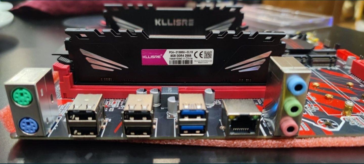 Комплект KLLISRE X99 , CPU E5-2650V4 , DDR4 16 GB.  2*8