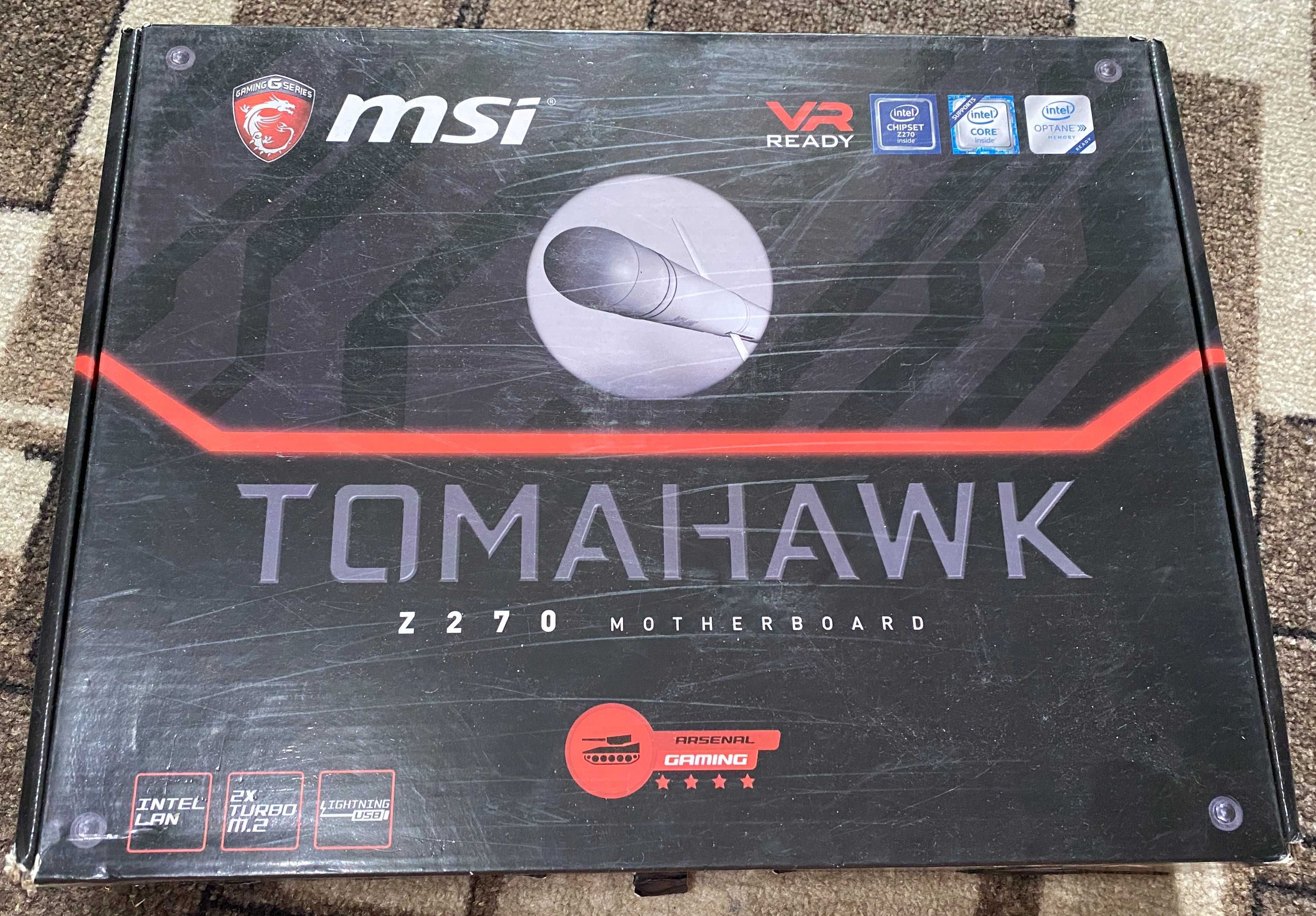 Msi Z270 Tomahawk материнская плата intel сокет 1151 6-7 поколение