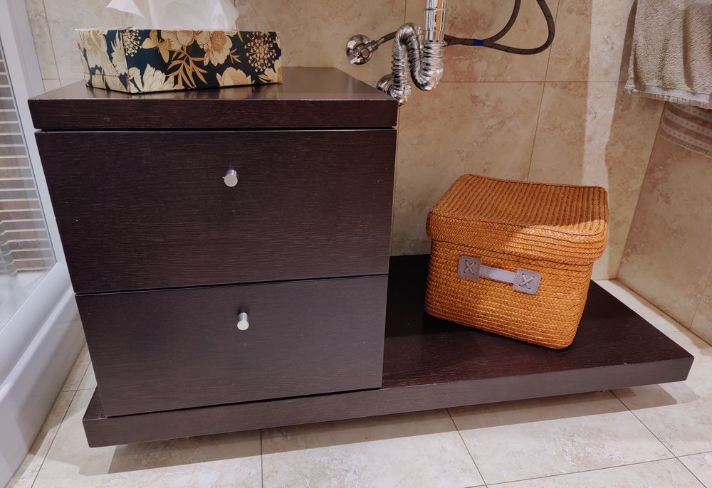 Móvel de casa de banho (2 peças)