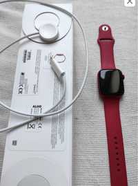 Apple Watch 7 RED 45mm używany odbiór osobisty taniej