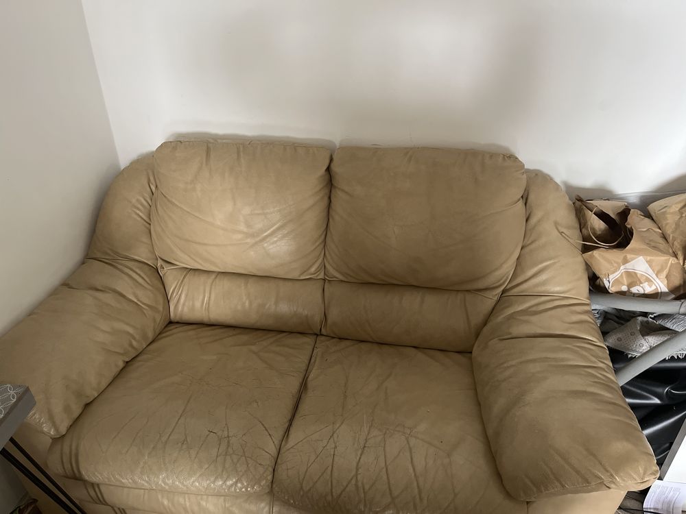 Sofa bege + capa