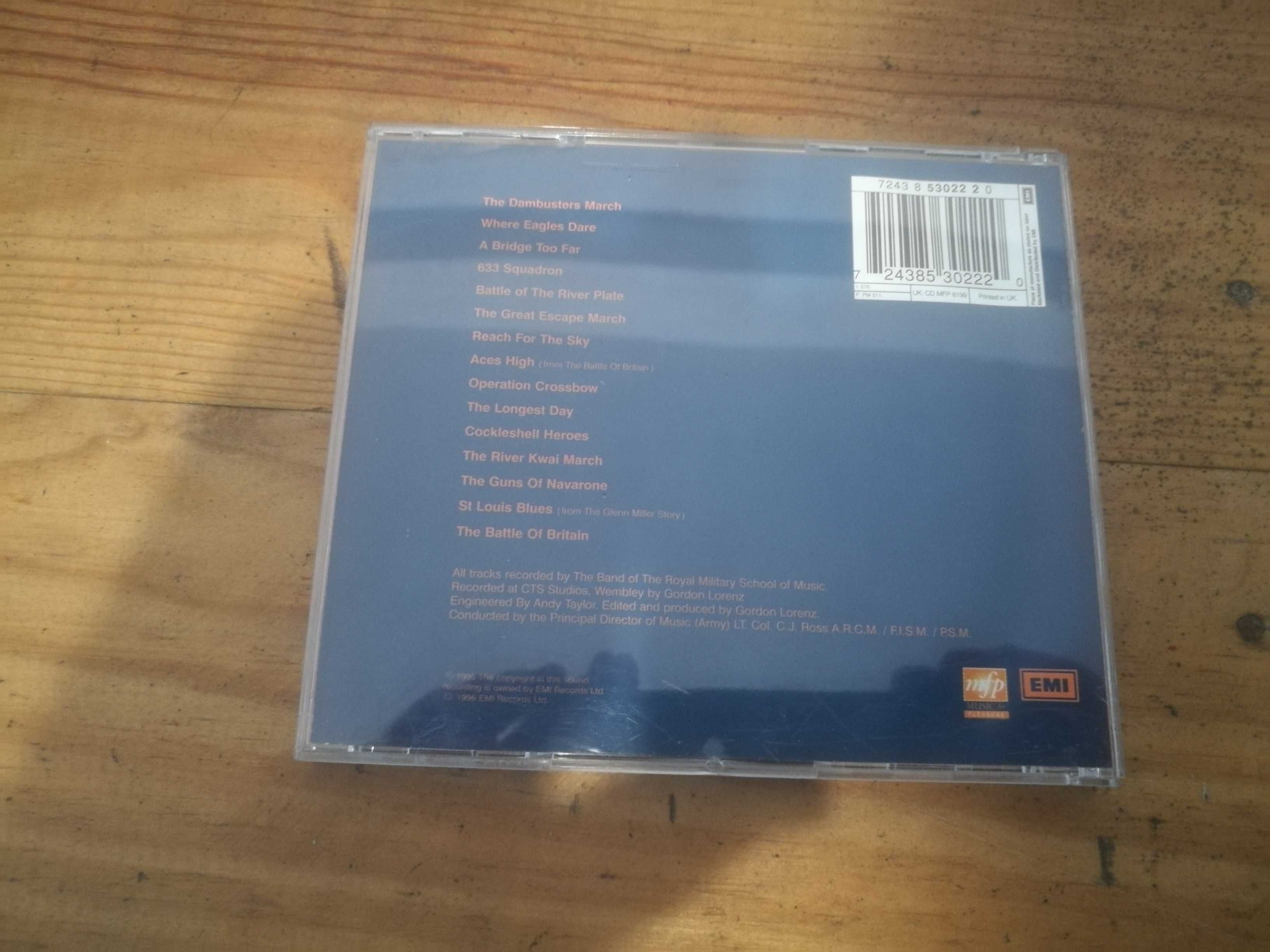 The Band Of The Royal Military School -World War 2-Film Themes CD