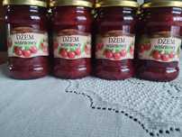 Domowy dżem z wiśni i truskawek z sadu 100% owoców