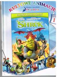 Shrek Tom I + Książka - Jerzy Stuhr - kultowe animacje - Film DVD