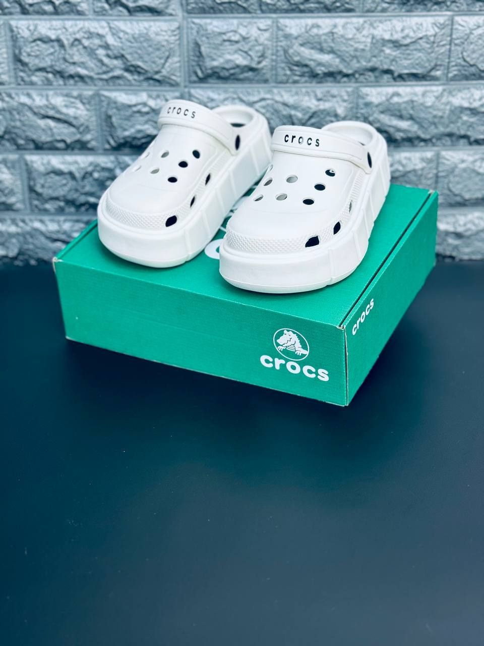 Женские Шлепанцы Crocs Белые Летние Шлепанцы Кроксы Жінояі Крокси