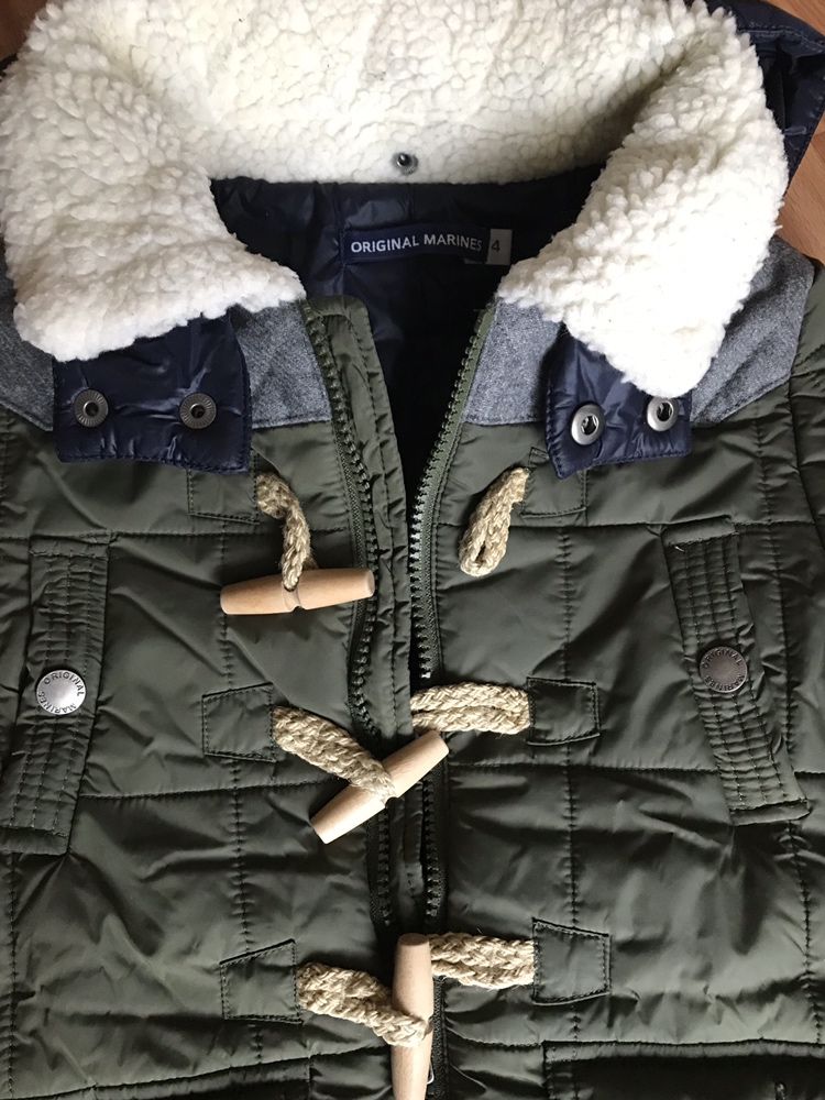 Джинсовый пиджак теплый 6 лет, деми куртка Original Marines 4г,  лет