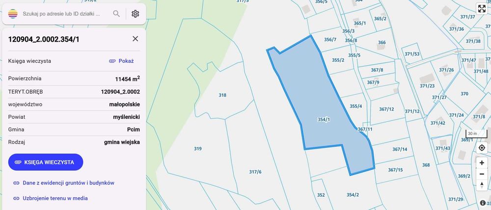 Na sprzedaż działka rolno budowlana