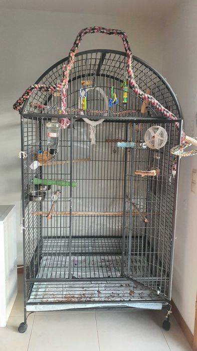 Gaiola de Papagaio ou arara, como nova