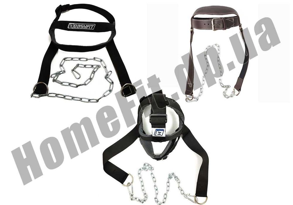 Упряж EasyFit для тренування м’язів шиї / тренажер-головна лямка-шолом