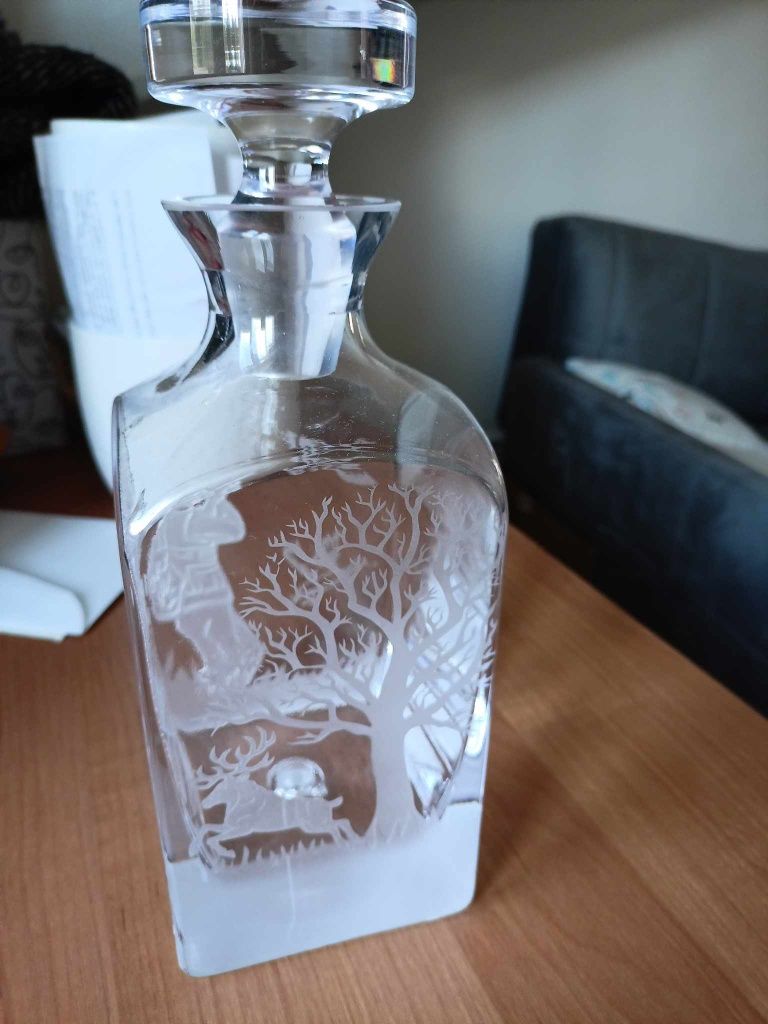 Nowy komplet karafka + szklanki do whisky