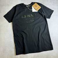 ! NEW !LUX  Мужская футболка BURBERRY черная на лето 2024 розміри S-XL