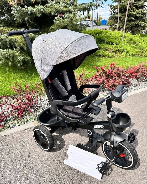 Триколісниий дитячий велосипед коляска Поворот сидіння детский