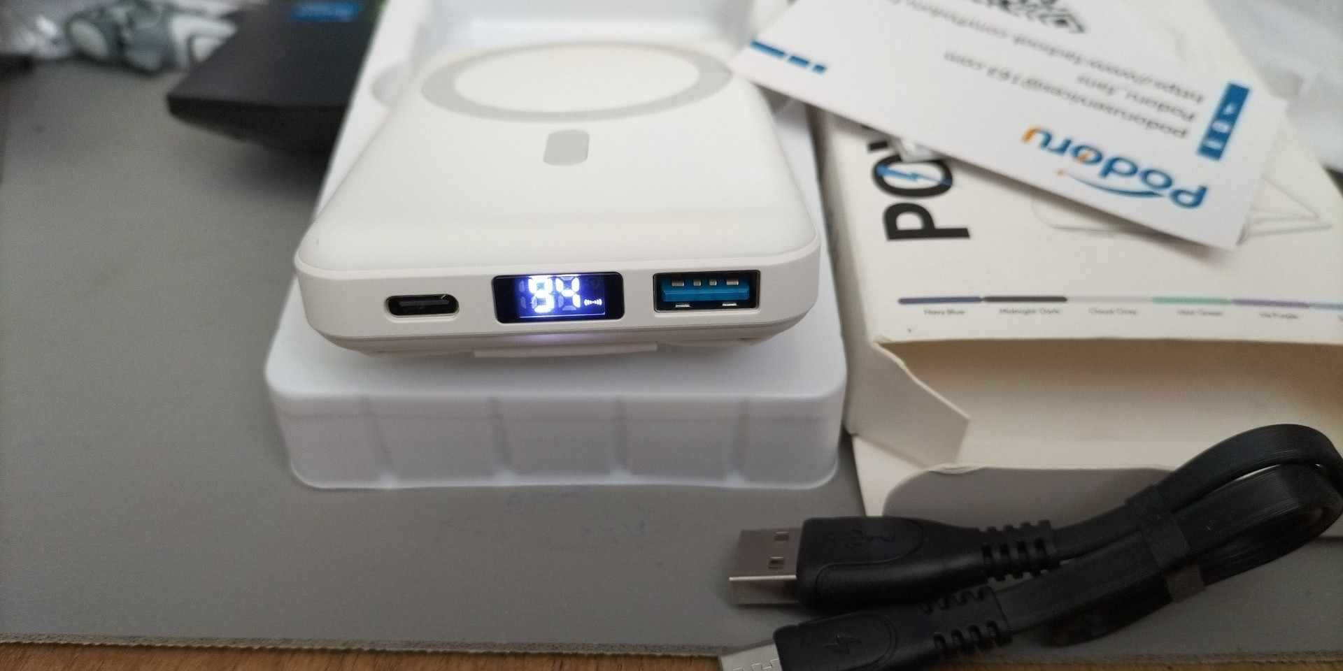 Power bank magnetyczny USB-C 10000 MAH 22,5W iPhone12/13/14