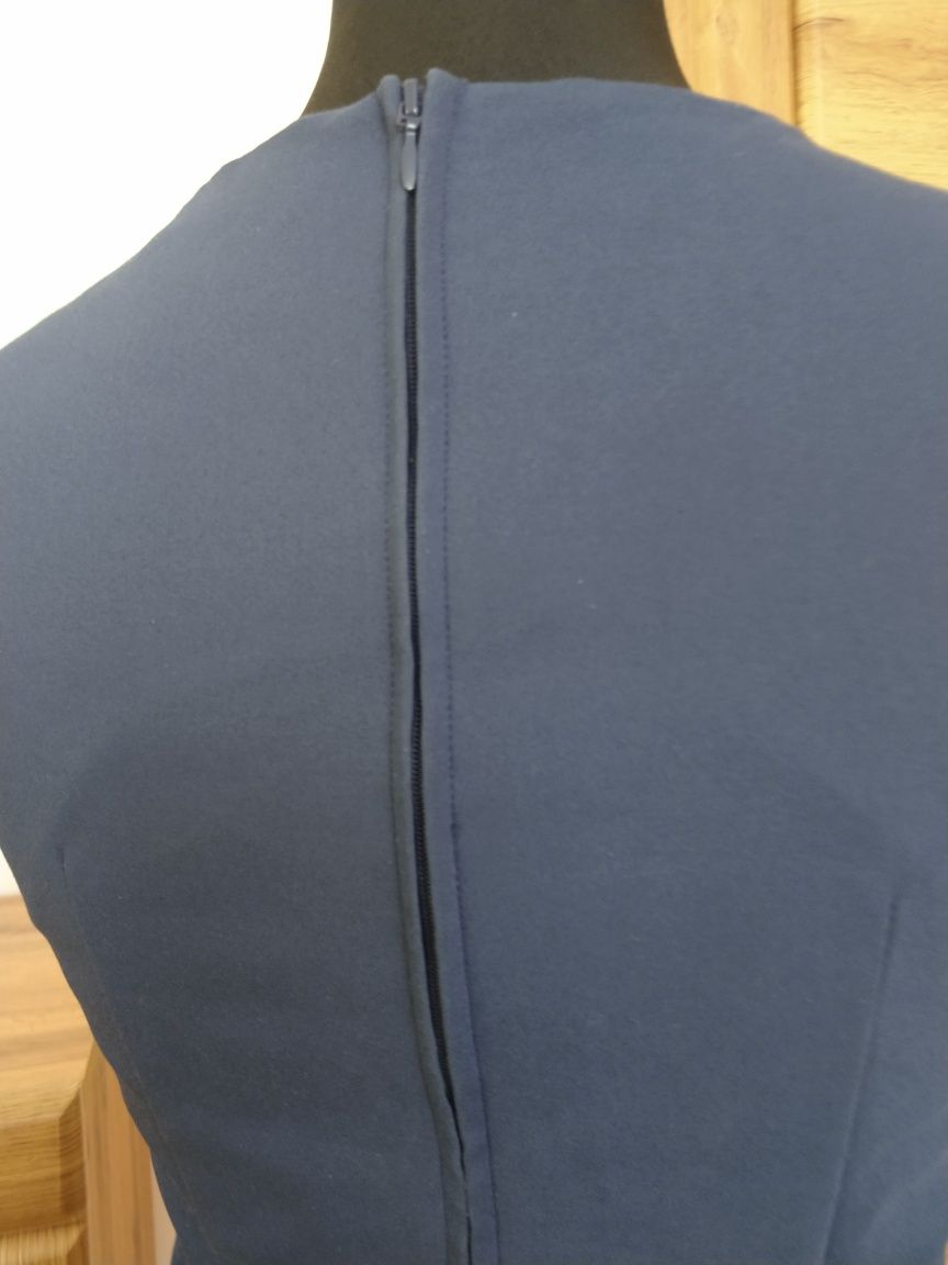 Elegancka bluzka L granatowa Orsay