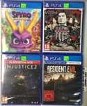 Gry PS4/PS5 Spyro Trilogy Resident VII Injustice 2 Sleeping Dogs