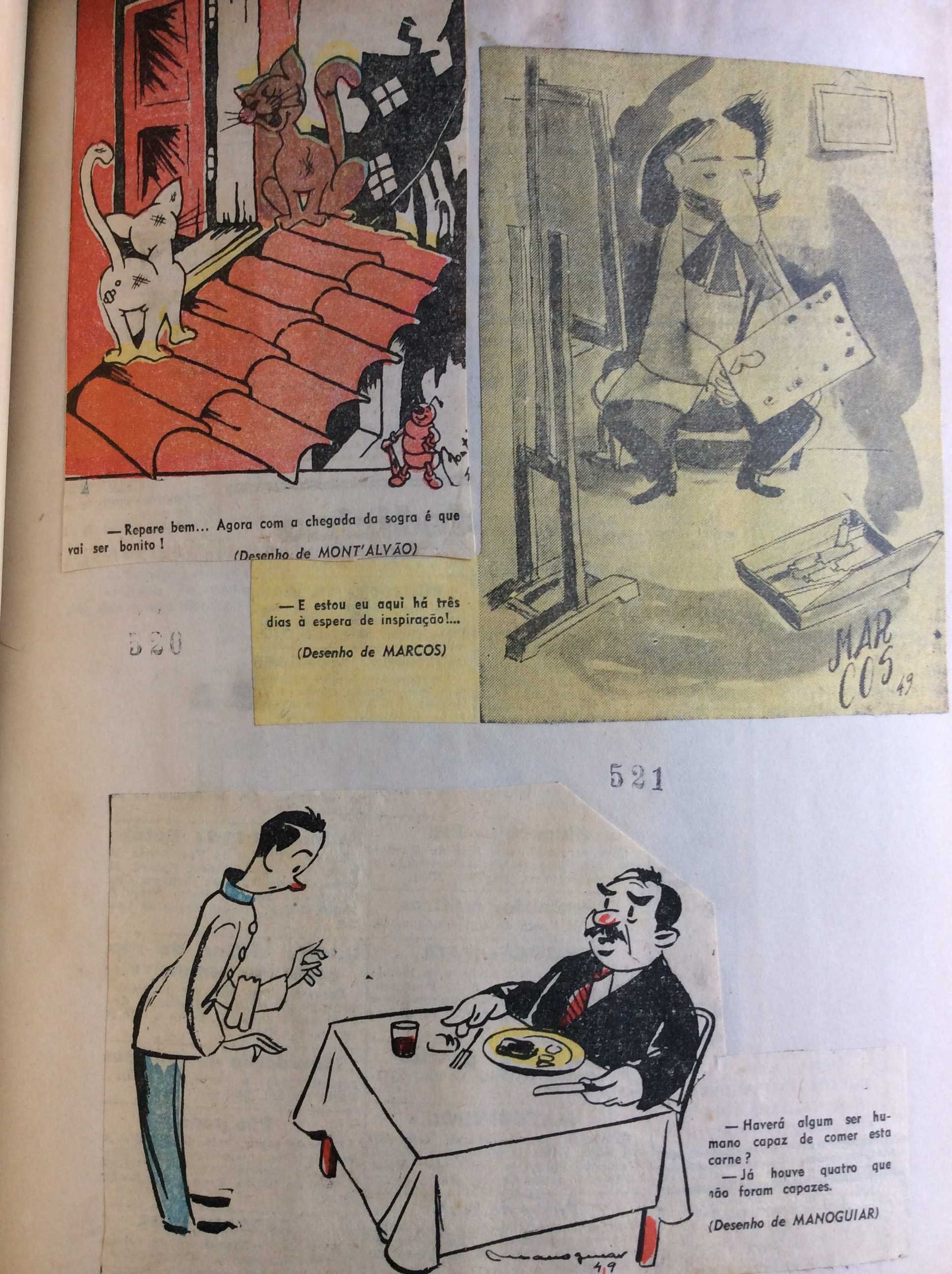 Excelente dossier com  dezenas de histórias ( Humor ). Banda desenhada