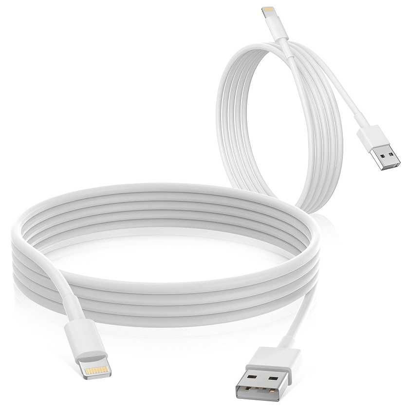 Kabel USB Lightning wszystkie iPhone iPad długi 2m Biały * Video-Play