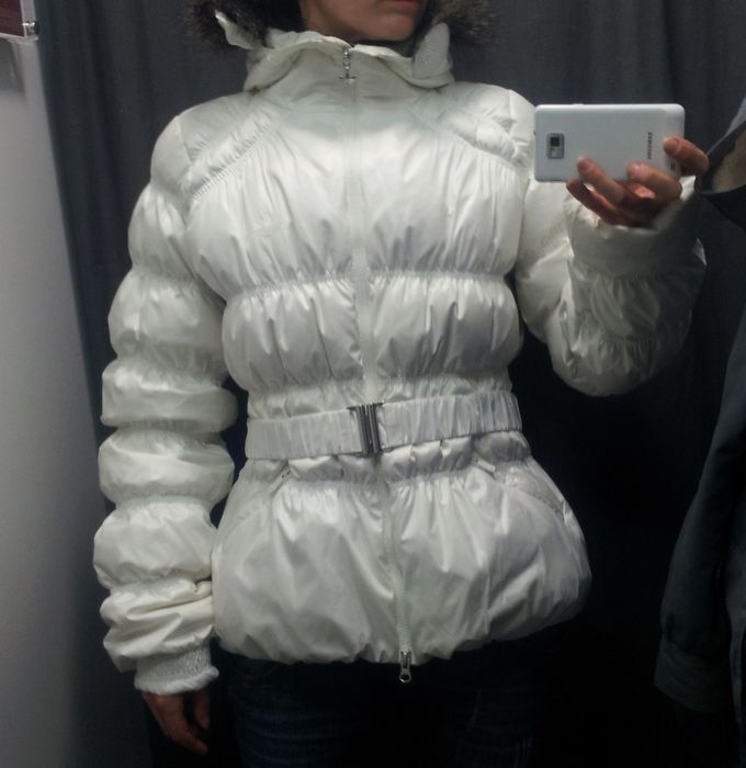 Куртка пуховик Adidas X51385. Розмip 36, S - M