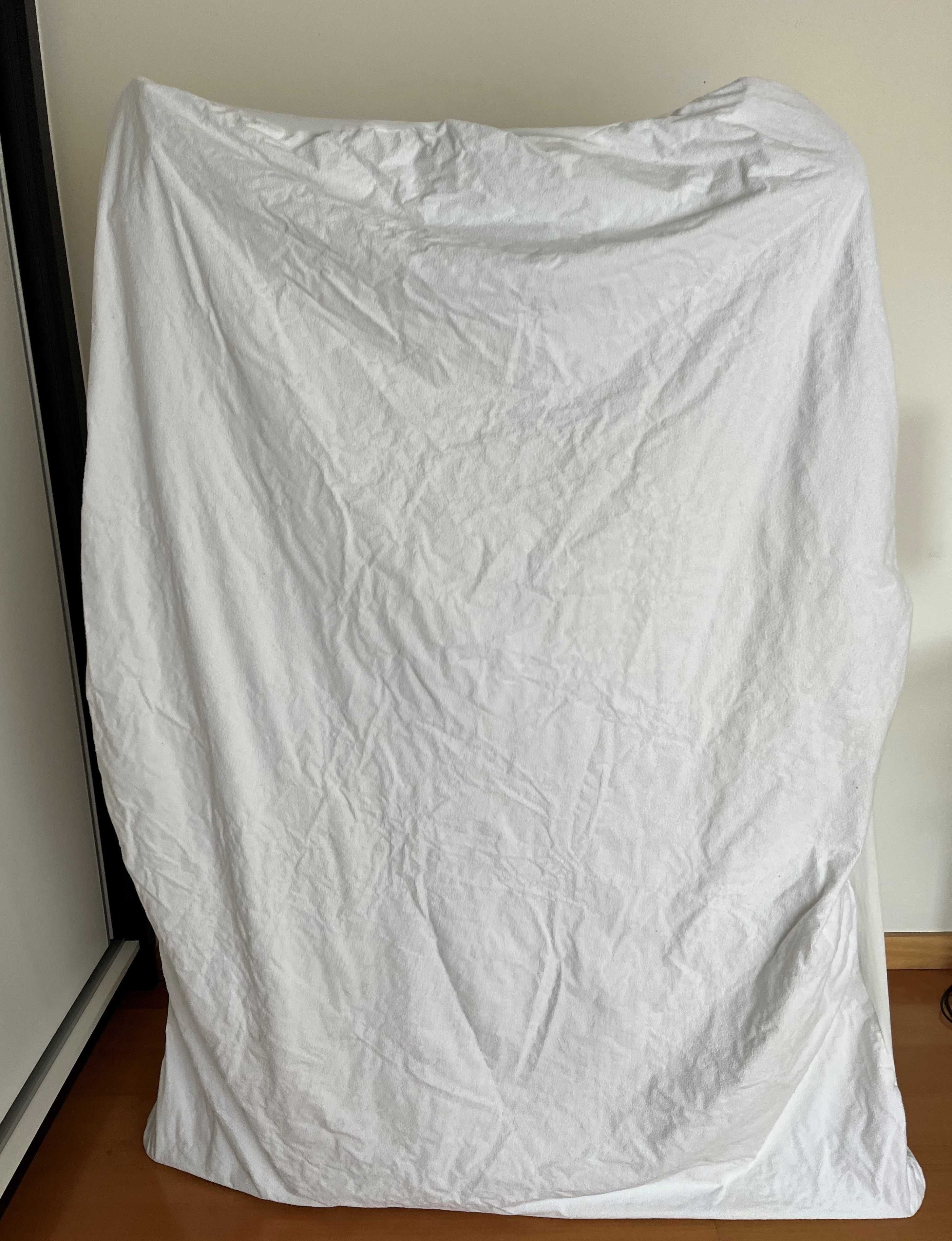 Resguardo cama solteiro - Protector colchão impermeável - com elástico