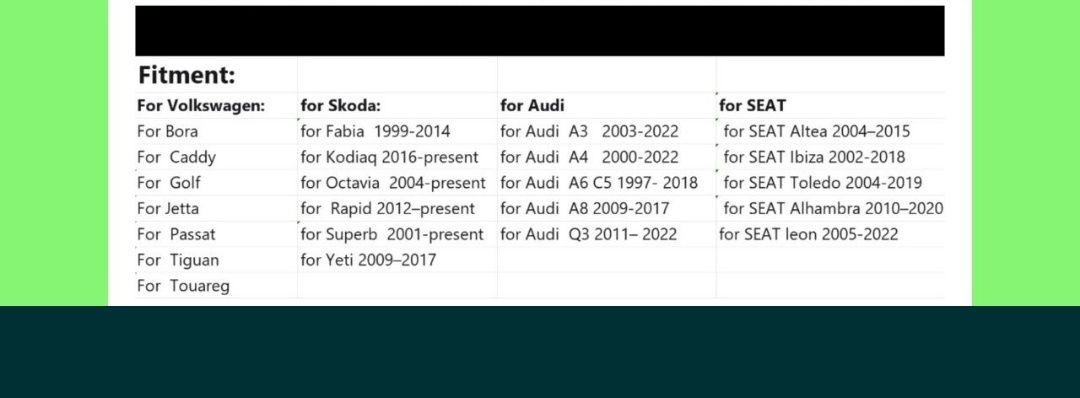 Амортизатори, упори замків дверей Volkswagen, Audi, Skoda, Seat