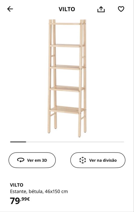 Estante Vilto IKEA