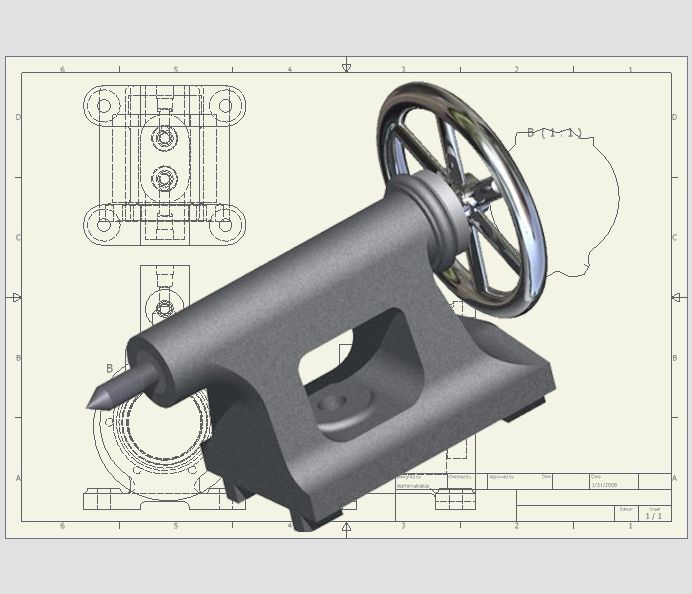 Serviço de impressão 3d /digitalização, cursos Autodesk Inventor, Auto