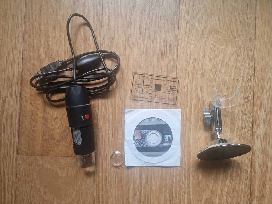 Microscópio Digital USB - Zoom x40 - x1000