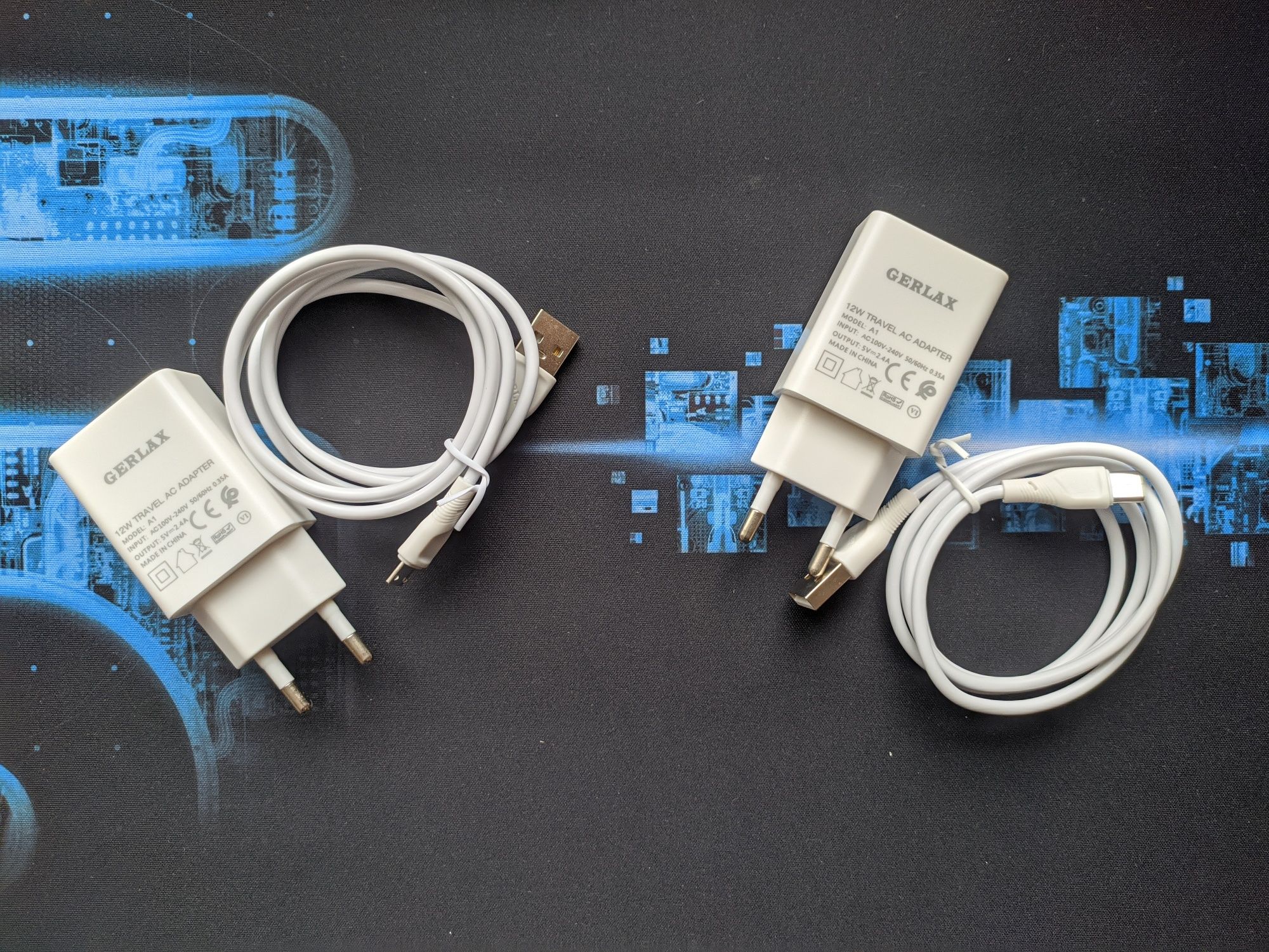 Набір Зарядка + кабель Micro USB, Type C Lightning Iphone зарядне шнур