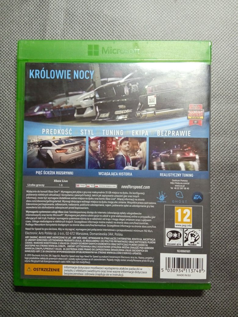 Gra Need For Speed Xbox one