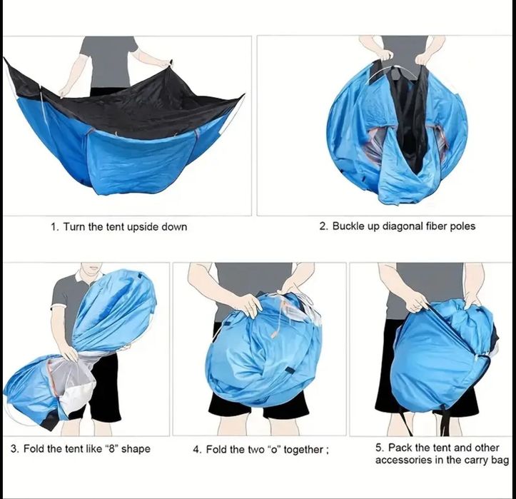 Нова палатка намет на 4 особи