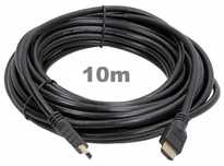 Kabel HDMI-HDM 10m Full HD v1.4 Gold 3D 4K DVBT 10M * Wejherowo