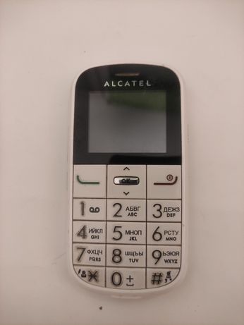 Телефон кнопочный бабушкофон Alcatel One Touch на запчасти